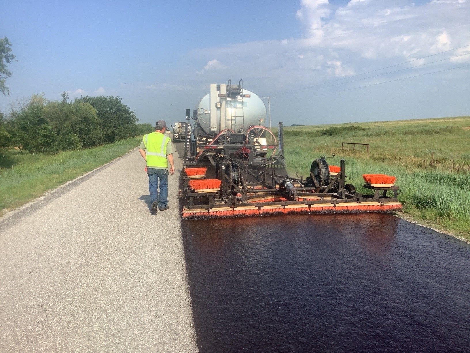 ODOT Seals Cracks Long Term at Low Cost with Scrub Seal