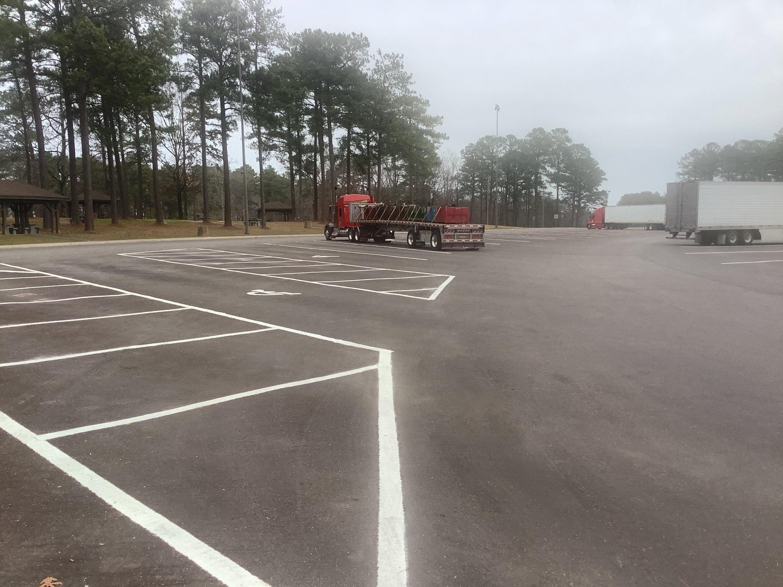 Cape Seal in Tuscaloosa, Alabama Rest Area