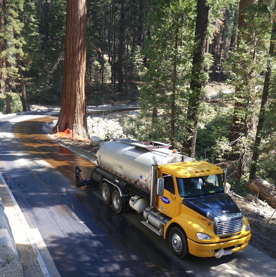 Eco-friendly Prime Coat Application in Yosemite National Park